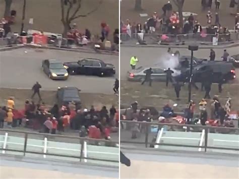 Kansas City Chiefs Super Bowl Parade, Car Chase Ends In PIT Maneuver