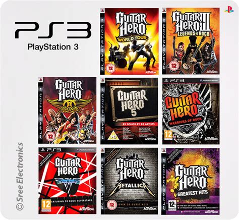 Guitar Hero Metallica/Warriors/Legends of Rock/Van Halen/DJ PS3 *Multi list* | eBay