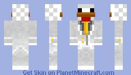 chicken with suit Minecraft Skin