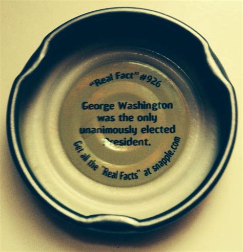 Snapple bottle cap | Bottle cap, Real facts, Snapple