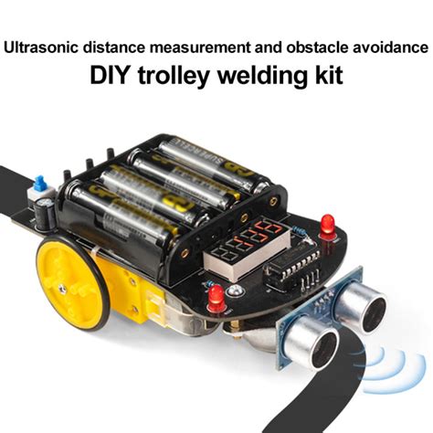 Smart Robot Car Kit Line Tracking Module Ultrasonic Sensor IR ...