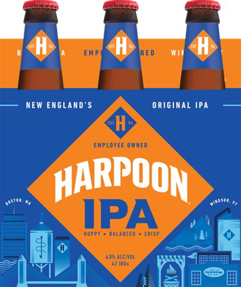 Harpoon Brewery Unveils New Look for its IPA | Brewbound