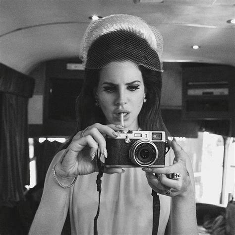 Lana Del Rey Black and White Logo