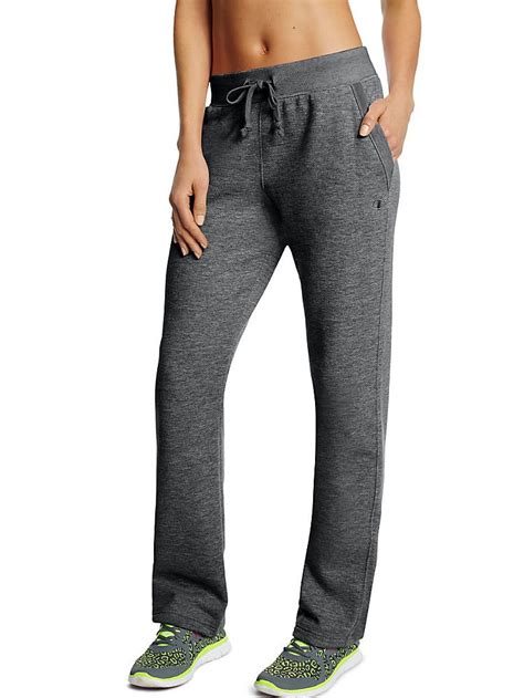 Champion Women's Fleece Open Bottom Pants - Walmart.com