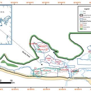 Study area map of Korba Coalfield, Korba, Chhattisgarh. | Download ...