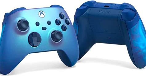 Mando Xbox Aqua Shift, el controlador azul con empuñaduras | El Output