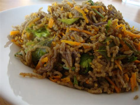 Tastefully Veggie ...: Ragi Rice Sevai (Ragi Rice Idiyappam/noodles)