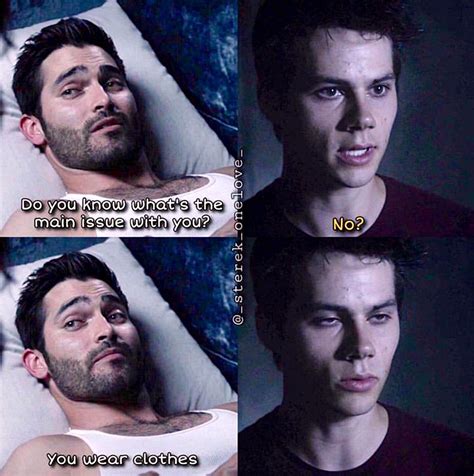 # Sterek by _sterek_onelove_ IG | Teen wolf memes, Teen wolf, Teen wolf dylan