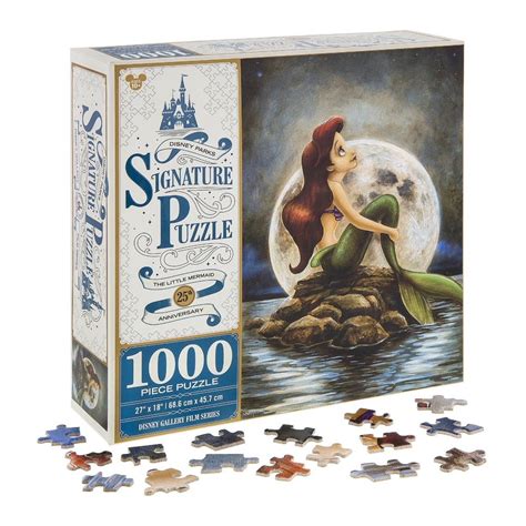 disney parks signature 1000 piece puzzle 25th the little mermaid new with box - Walmart.com ...