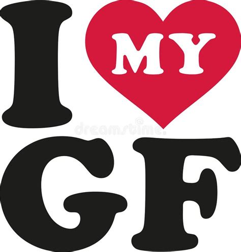 I Love My Girlfriend Hand Drawn Stock Vector - Illustration of symbol ...