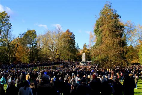 Remembrance Sunday Christchurch Park Ipswich. - Ipswich War Memorial