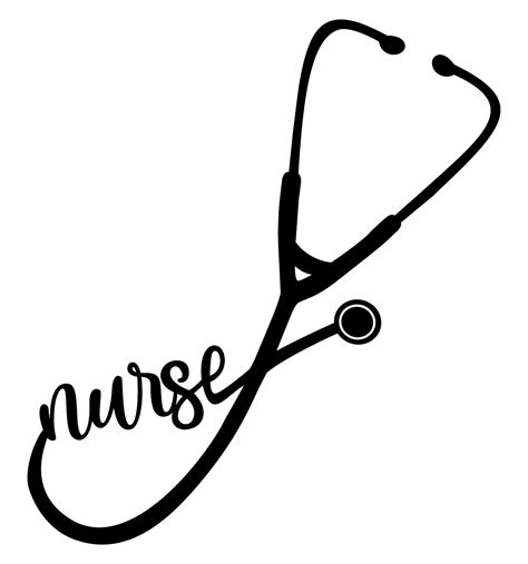 Nurse Decal Sticker for car cup Stethoscope heart RN | eBay