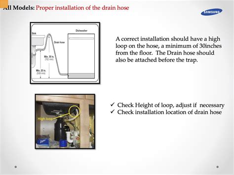 Samsung Dishwasher Drain Hose Installation - The Appliantology Gallery ...