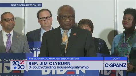 Representative Jim Clyburn Endorsement of Joe Biden | C-SPAN.org