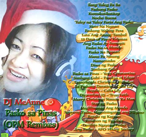 MeAnne's Remixed OPM Christmas Songs - Cherish The Treasures Events Services Customized, Worry ...