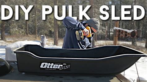 How To Build A Pulk Sled/Otter Sport Sled Modifications - YouTube