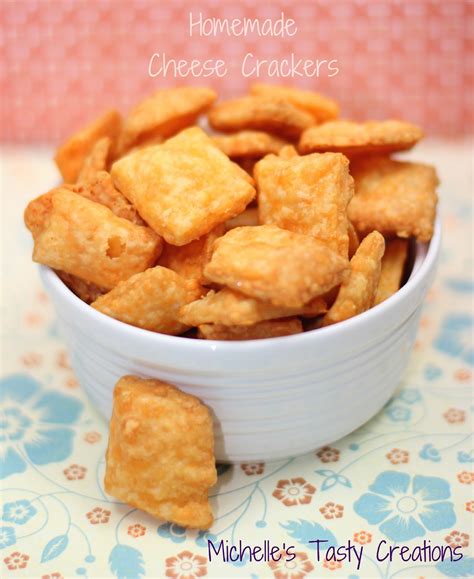 Michelle's Tasty Creations: Homemade Cheesy Snack Crackers