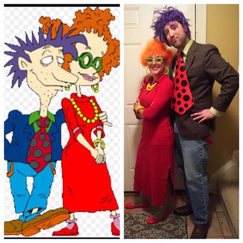 Rugrats Halloween Costume - Stu and Didi Pickles | Clever halloween costumes, Cartoon halloween ...