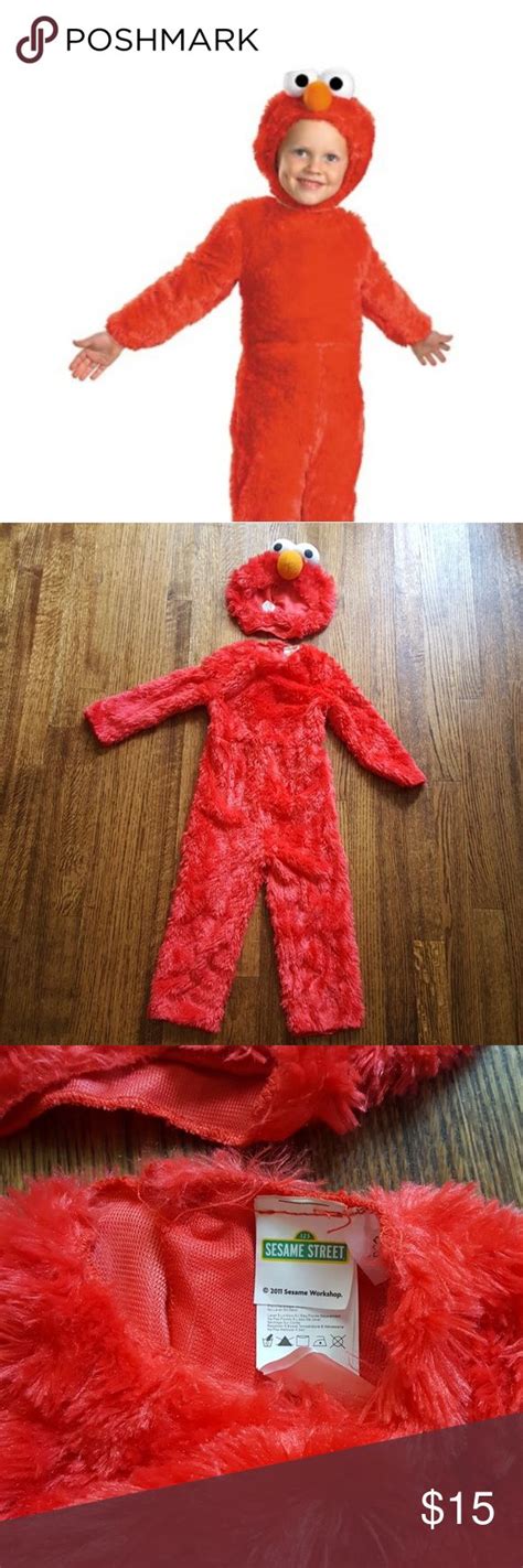 Elmo costume Excellent condition. Worn only once for Halloween. Back is velcro and hoodie is ...