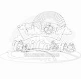 Rainbow Coloring Pack No1  Oui Color Coloring Books sketch template