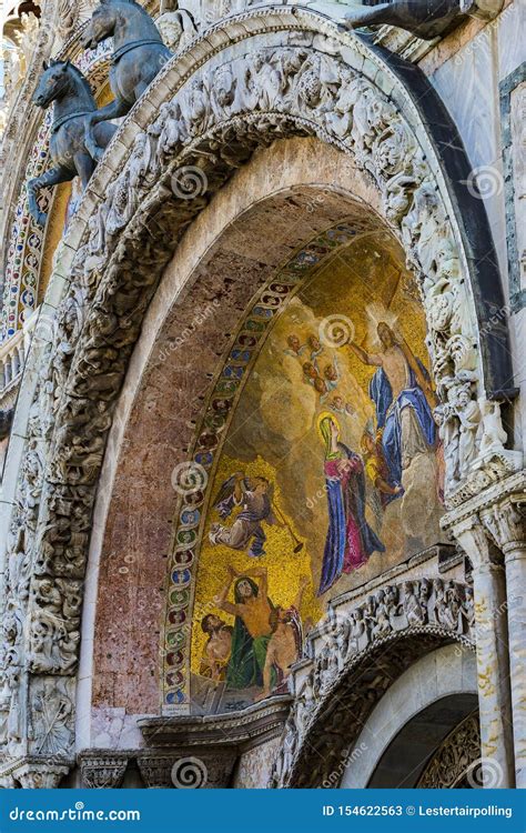 Details of the Interior of St. Mark`s Basilica in Venice Editorial Stock Photo - Image of ...