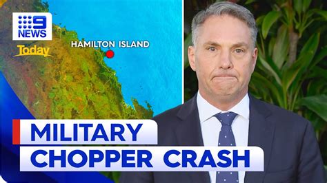 Australian military helicopter crash in Queensland | 9 News Australia - YouTube