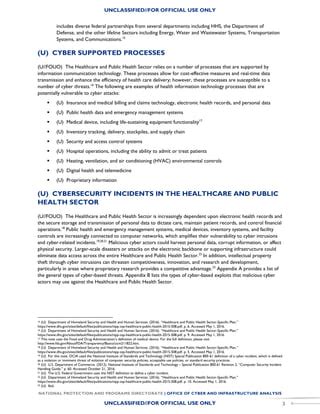 DHS Analysis of healthcsare sector cyber interdependecies | PDF