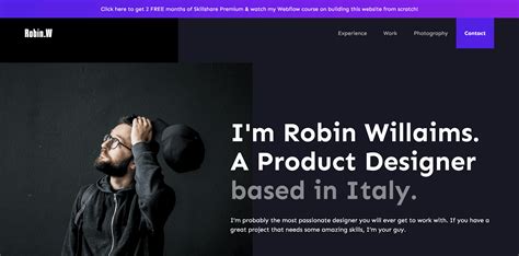 25 unique design portfolio examples to inspire you | Webflow Blog