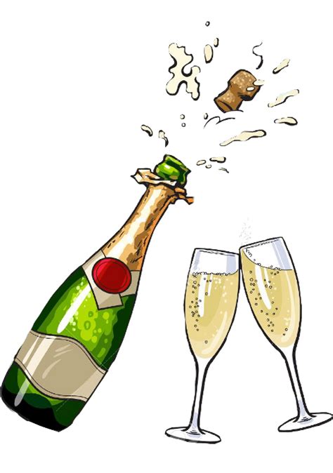 Download Champagne Bottle Clipart - Full Size PNG Image - PNGkit