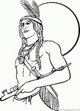 Native American Coloring Pages Free sketch template