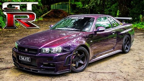 R34 Skyline GTR V-Spec Midnight Purple 3 Review – DOES IT LIVE UP TO THE HYPE? | Driving GODZILLA