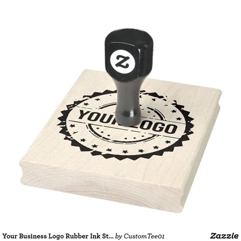 Your Business Logo Rubber Ink Stamp | Custom rubber stamps, Business ...