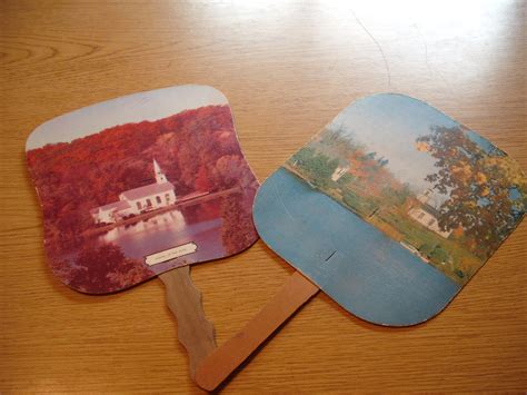 Vintage church fans from Georgia $10 for pair | RARE!!! Feat… | Flickr