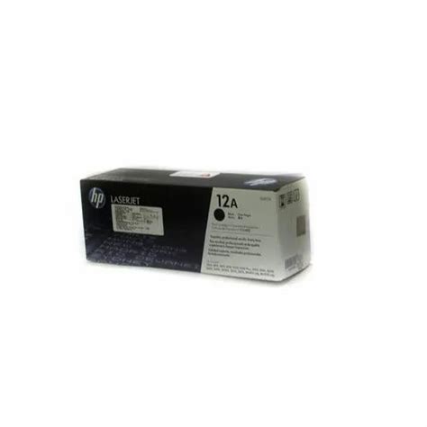 Black HP 12A Toner Cartridge at Rs 1350 in Mumbai | ID: 21337137655