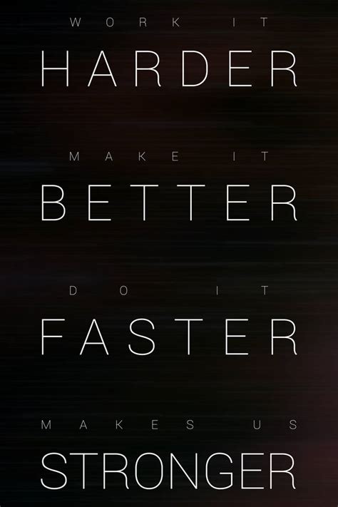 Harder Better Faster Stronger - Poster by Cyanide-Cloud on DeviantArt