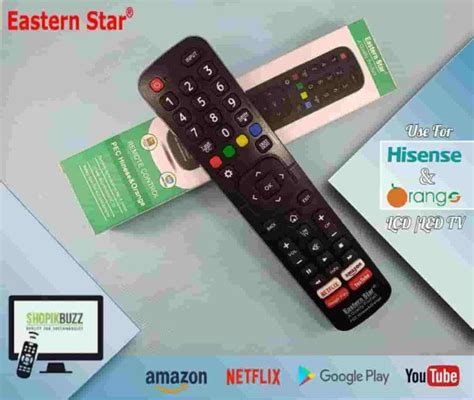 Hisense & Orange TV Remote for LED & LCD TV | Shopikbuzz