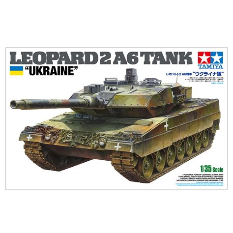 田宮TAMIYA 25207--1/35 克蘭豹二A6 Tank “Ukraine”烏特別版 | 蝦皮購物