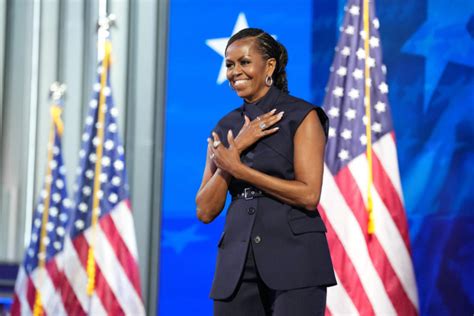 Michelle Obama Wears Crisscross Monse Outfit at 2024 Democratic ...