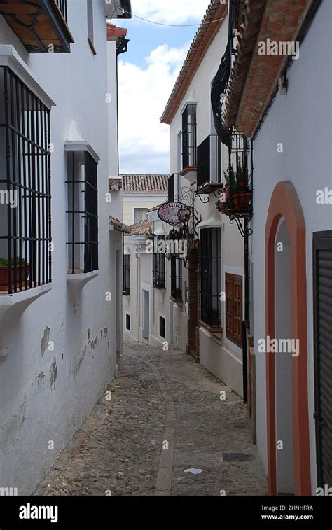 Ronda, Spain, typical buildings Stock Photo - Alamy