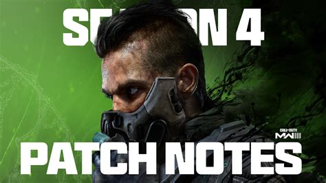 Warzone & MWIII Season 4 Patch Notes