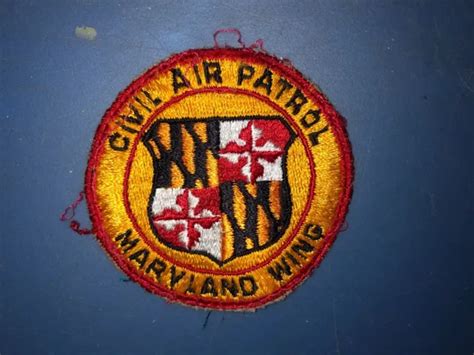 VIETNAM COLD WAR Era US Air Force MARYLAND Wing Civil Air Patrol CAP FE Patch $4.85 - PicClick
