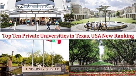 Top Ten Private Universities in Texas New Ranking | West Coast ...