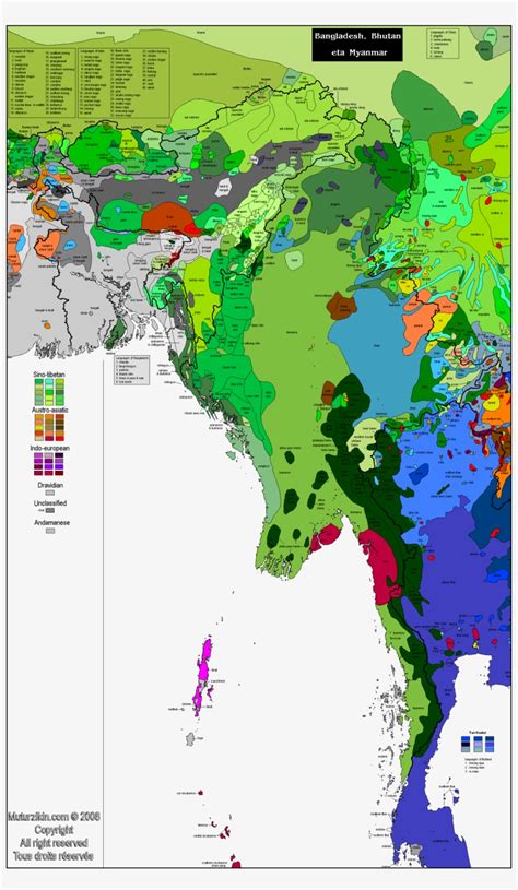 Southern Asia - Language Map Of Southeast Asia Transparent PNG ...