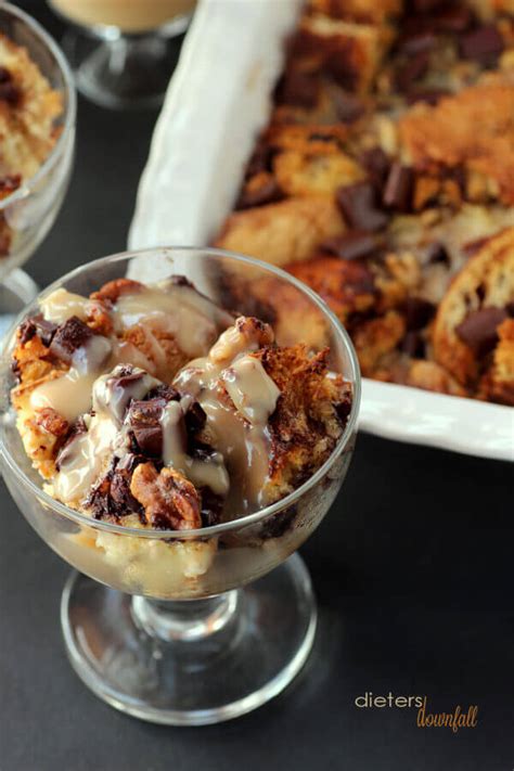 Chocolate and Walnut Bread Pudding - Pint Sized Baker