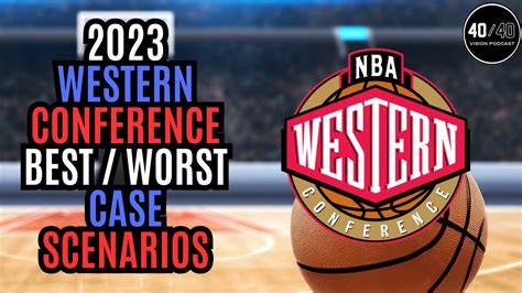 2023 NBA Western Conference Best and Worst Case Scenarios - YouTube