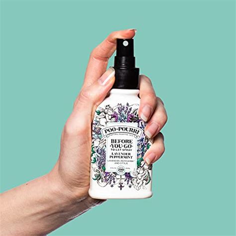 Poo-Pourri Before-You-Go Toilet Spray, Lavender Peppermint, 4 Fl Oz - Lavender, Peppermint and ...