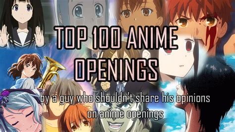 My Top 100 Anime Openings - YouTube