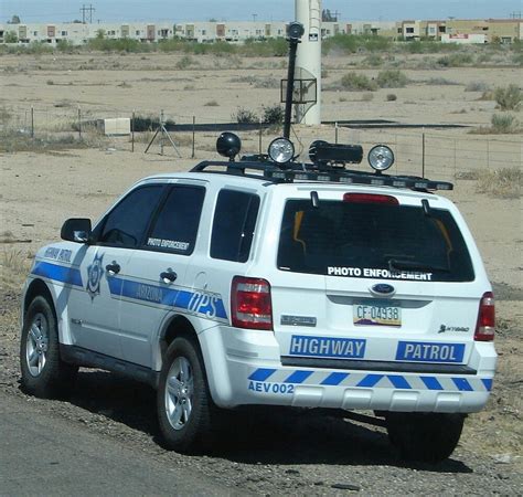 Arizona Dept. of Public Safety Photo Enforcement AEV 003 Ford Escape Hybrid | Car badges, Police ...