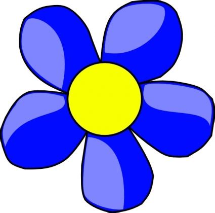 Blue Daisy Clipart - ClipArt Best