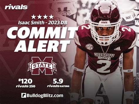 Rivals250 safety Isaac Smith stays home, chooses Mississippi State - Rivals: Football ...